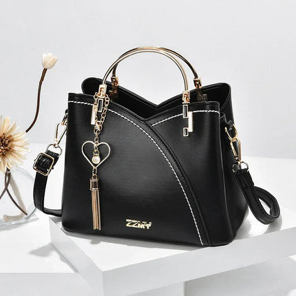 Trendy Handbag Korean Style Color Block Large Capacity Women's Bag Fashion Shoulder Crossbody Bag Wholesale Cross-border Bucket Bag - tugranalmacen.com