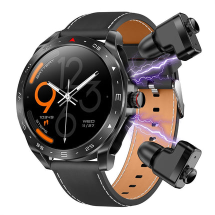 Smart watch T95 negro con auriculares