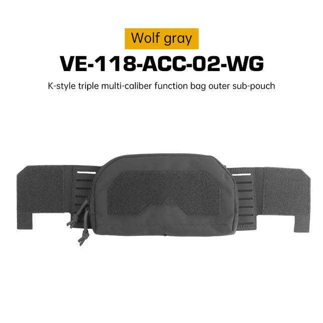 Agilit Style 2nd Layer Admin Pouch: Tactical storage for multi-caliber mags, airsoft vest/plate carrier - tugranalmacen.com