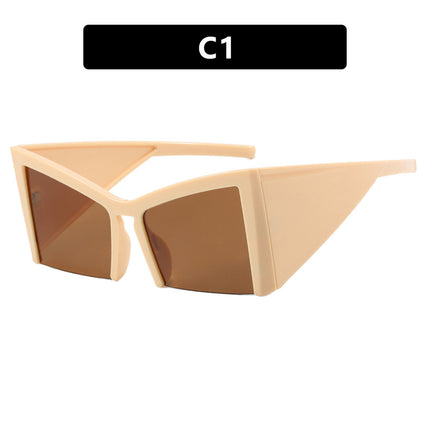 Gafas de sol modernas de media montura para eventos y fiestas
