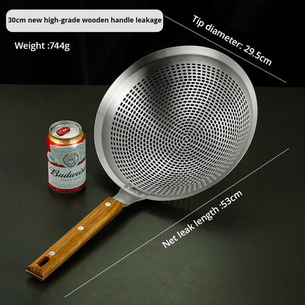 Colador de aceite grande de acero inoxidable - tugranalmacen.com