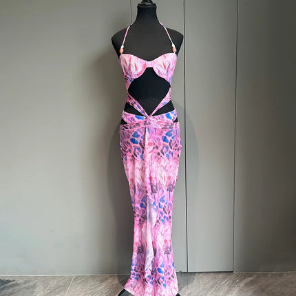 Two-Piece Bikini Style Sexy Printed Separate Women's Swimsuit - tugranalmacen.com
