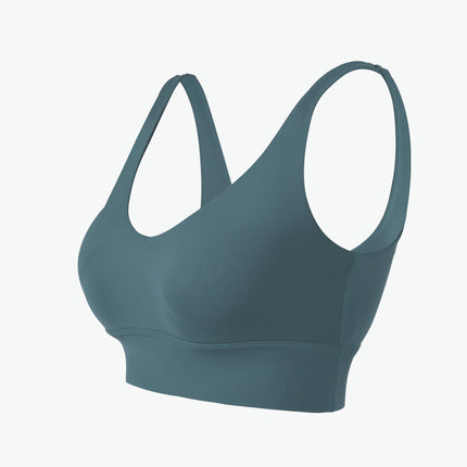 Sujetador deportivo sin aros para mujer, ideal para alto impacto