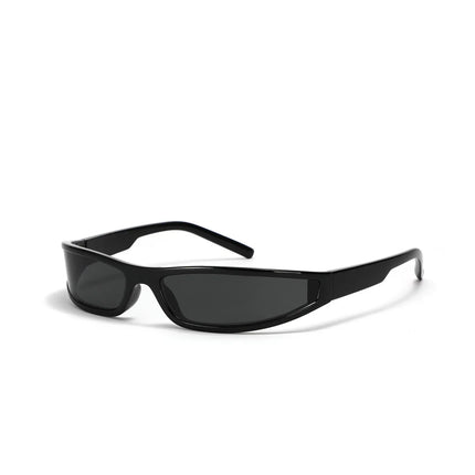 Narrow frame sunglasses for men personality trend futuristic style colorful sunglasses for women - tugranalmacen.com