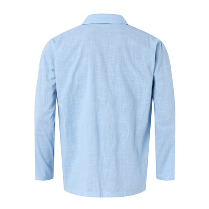 Traje ajustado de lino británico para hombre, elegante y fresco