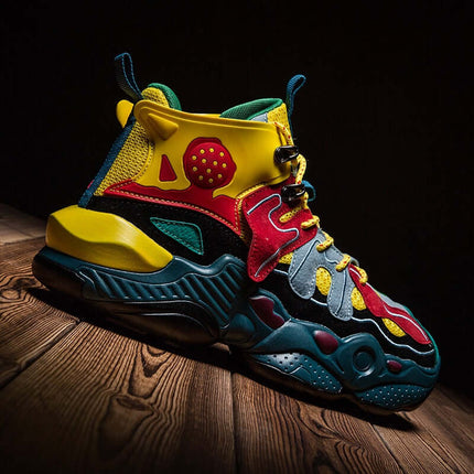 Zapatillas deportivas de caña alta para hombre.