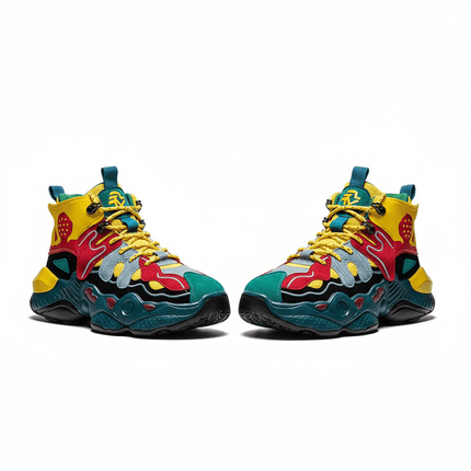 Zapatillas deportivas de caña alta para hombre.