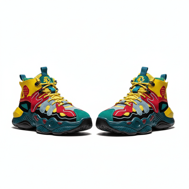 Zapatillas deportivas de caña alta para hombre.