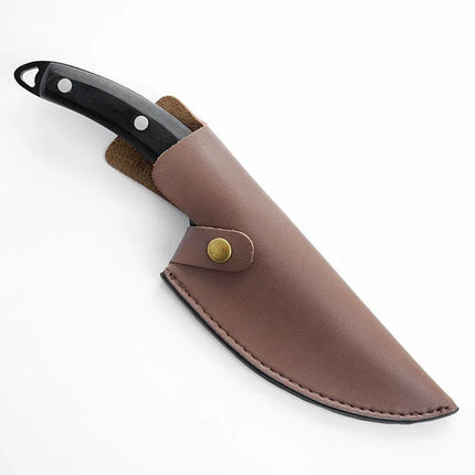 Cuchillo de carnicero forjado de 5,5'' de acero revestido de alto carbono - tugranalmacen.com