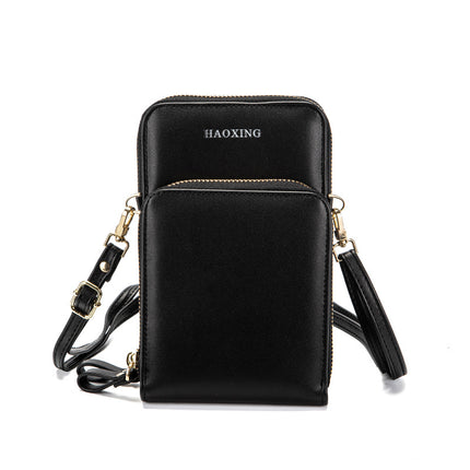 Bolso de cuero PU impermeable para hombre, ideal para uso diario