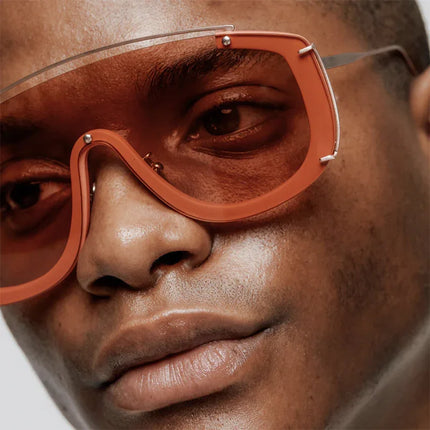 Gafas de sol modernas de una sola pieza con montura grande - tugranalmacen.com