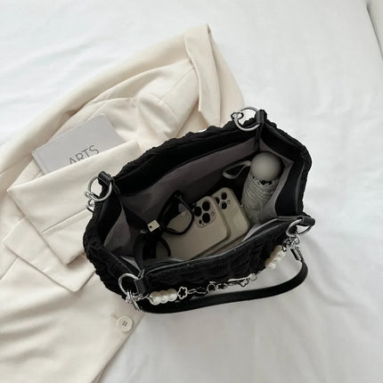 Bubble Textured Tote Bag - tugranalmacen.com