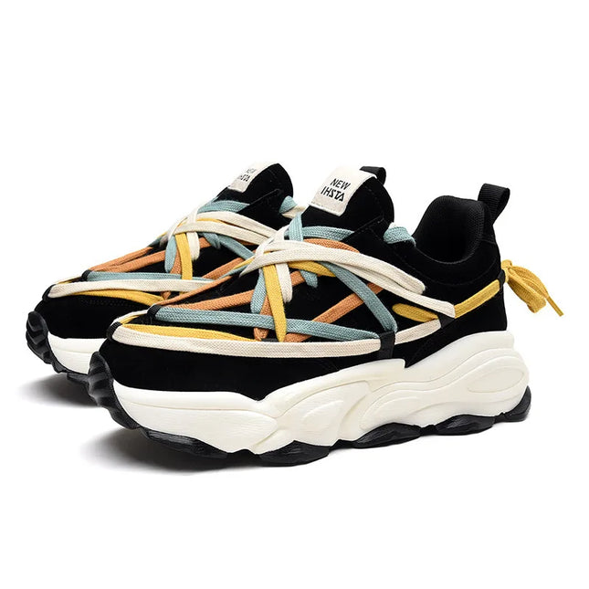 Zapatillas deportivas chunky multicolor para hombre New Ishta