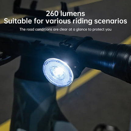Red & White LED Bike Light Set: Rechargeable (USB Charging, Built-in Battery) – Includes Cycling Flashlights - tugranalmacen.com
