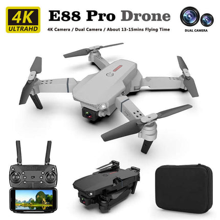 Dron E88 en color negro cool