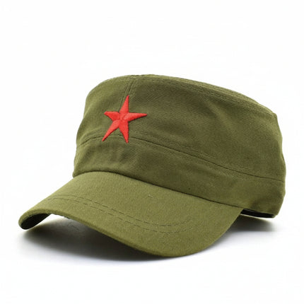 Gorra militar estrella roja estilo soviético