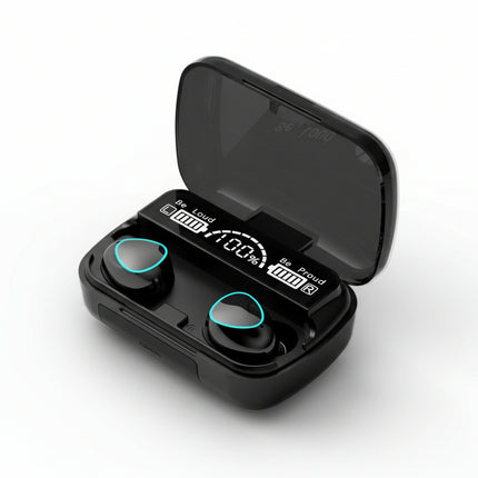Auriculares Bluetooth M10 en negro