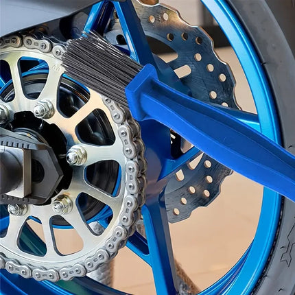 Cepillo limpiador para cadenas de bicicletas y motocicletas
