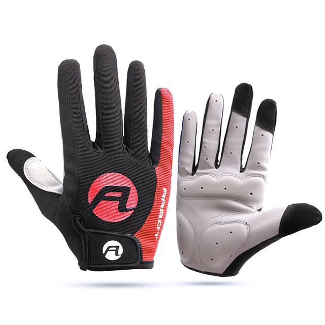 Guantes de ciclismo para hombre y mujer, guantes de bicicleta de dedos completos con almohadilla de gel antideslizante para motocicleta, MTB y bicicleta de carretera.