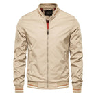 Chaqueta de béisbol para hombre color caqui