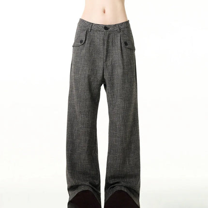 Old money style bamboo striped trousers for men and women - tugranalmacen.com