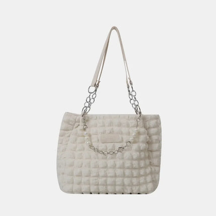 Bubble Textured Tote Bag - tugranalmacen.com