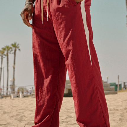 Pantalones de algodón y lino de hombre para entretiempo