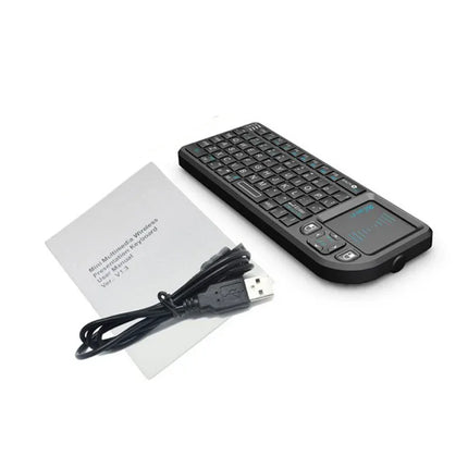 Miniteclado inalámbrico Rii X1 con ratón y panel táctil, control remoto para el hogar, la oficina, la empresa y ordenadores portátiles HTPC. - tugranalmacen.com