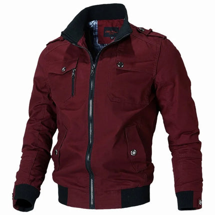 Chaqueta bomber para hombre, ideal para primavera y otoño