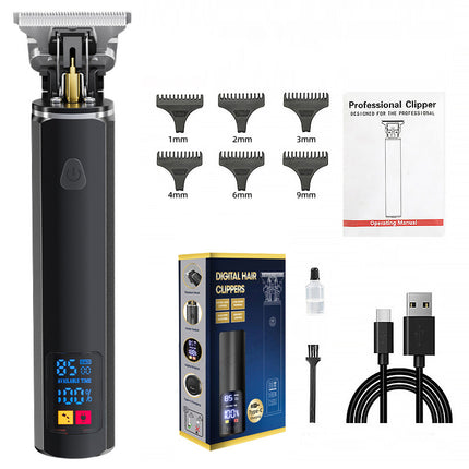 Cortapelos eléctrico recargable con cuchillas de acero inoxidable