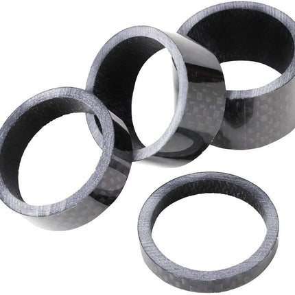 Bicycle 28.6 Front Fork Headset Carbon Fiber Washer 3K Stem Wrist Set Height Ring 3/5/10/15/20mm - tugranalmacen.com