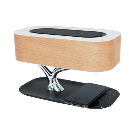Lámpara LED de mesa multifunción con altavoz Bluetooth y cargador