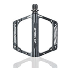 Pedales de aluminio antideslizantes para bicicleta en color negro