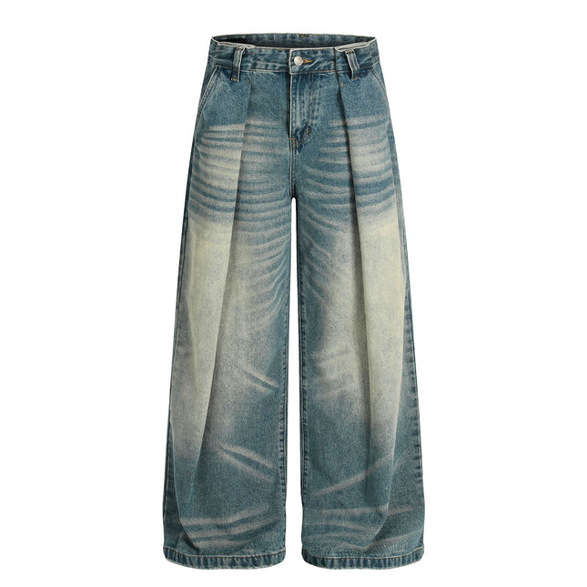 Pantalones vaqueros anchos de estilo vintage para hombre