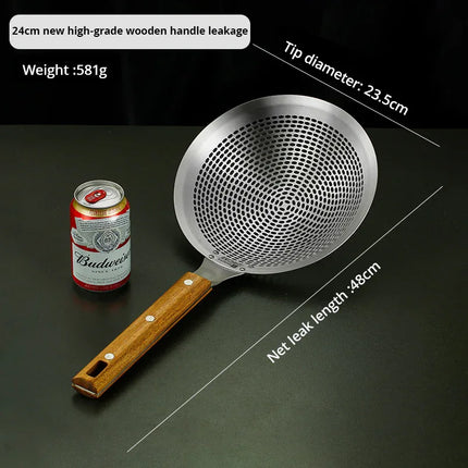 Colador de aceite grande de acero inoxidable - tugranalmacen.com