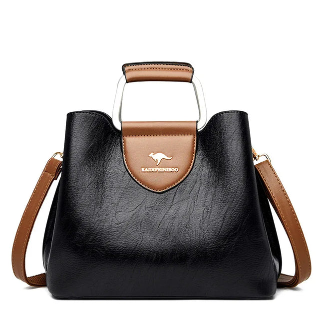 Cross shoulder bag women's handbag women's bucket bag - tugranalmacen.com