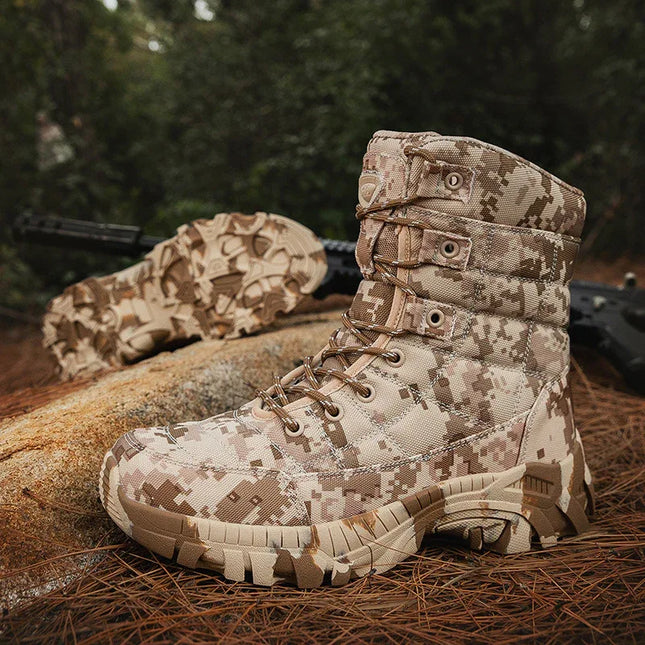 Botas de camuflaje altas para senderismo al aire libre - tugranalmacen.com