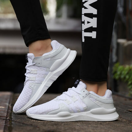 Zapatillas hombre transpirables para running con malla y suela de goma
