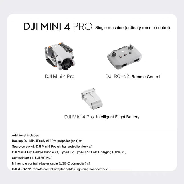 Drone DJI Mini 4 Pro: cámara 48 MP y vuelo extendido
