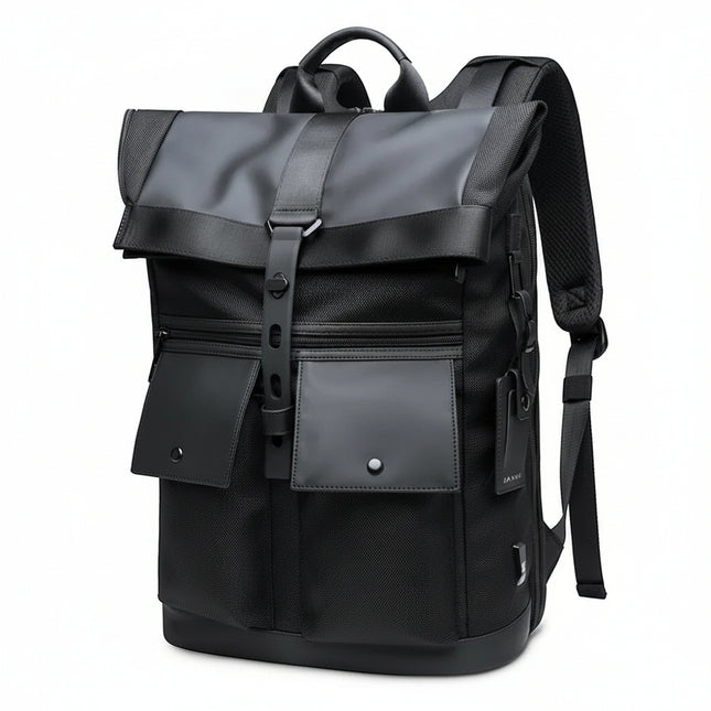 New BANGE Backpack Men's Casual Business Backpack Travel Large Capacity Backpack Student Schoolbag Backpack - tugranalmacen.com