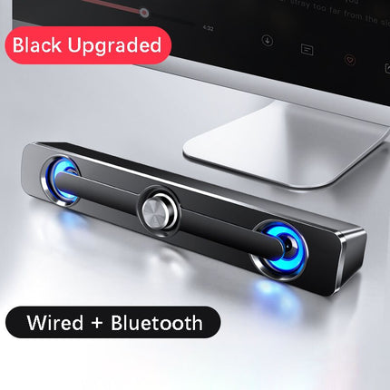 Barra de sonido USB con subwoofer para PC y dispositivos USB