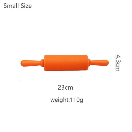 Rodillo de silicona con mango de madera. - tugranalmacen.com
