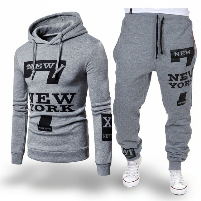 Conjunto deportivo New York Seven para hombre en negro