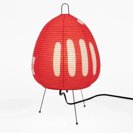 Lámpara de mesa de papel de arroz retro japonesa estilo wabi sabi - tugranalmacen.com