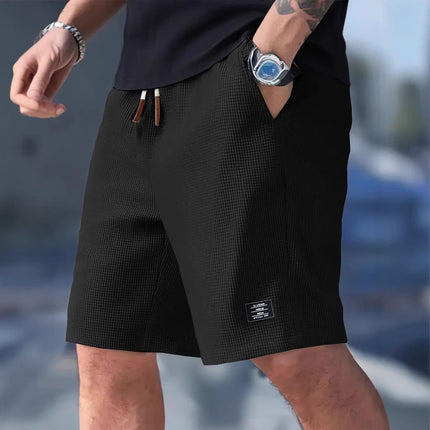 Pantalones cortos deportivos de poliéster para hombre, perfectos para viajes