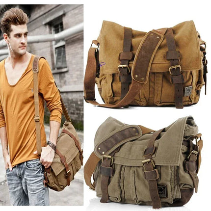 Bolso Bandolera Vintage UNO estilo militar - tugranalmacen.com