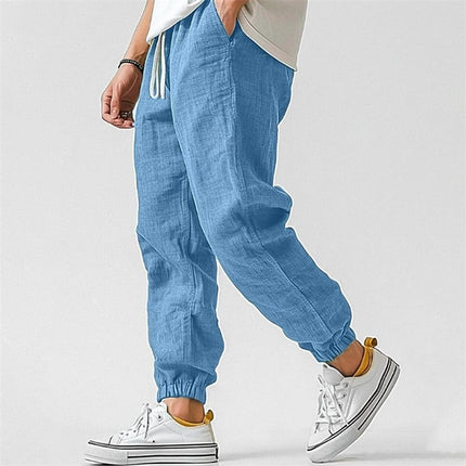 Pantalones deportivos rectos con cintura elástica para entrenar