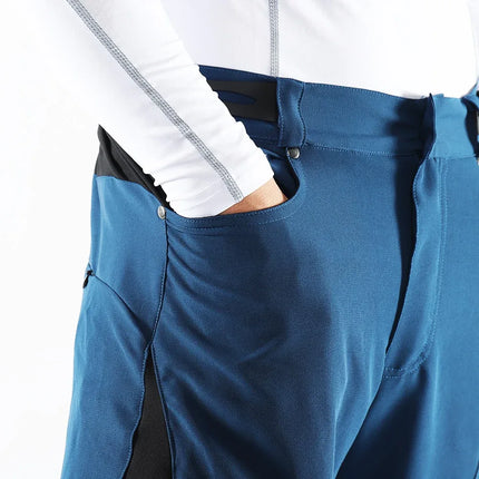 Pantalones cortos para Ciclismo MTB - Descenso Azul Oscuro