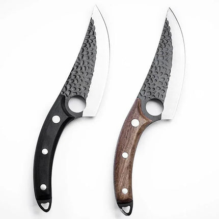 Cuchillo de carnicero forjado de 5,5'' de acero revestido de alto carbono - tugranalmacen.com