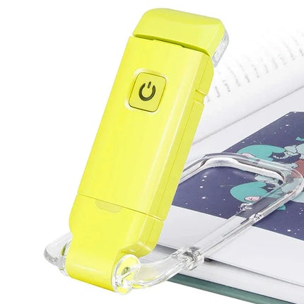 Mini luz de lectura portátil con clip plegable y protección ocular USB - tugranalmacen.com